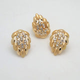 Luxury 18K Gold Bridal Jewelry Set