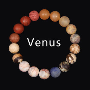 Eight Planets Bracelet Natural Stone Solar system Beads Yoga Bracelet