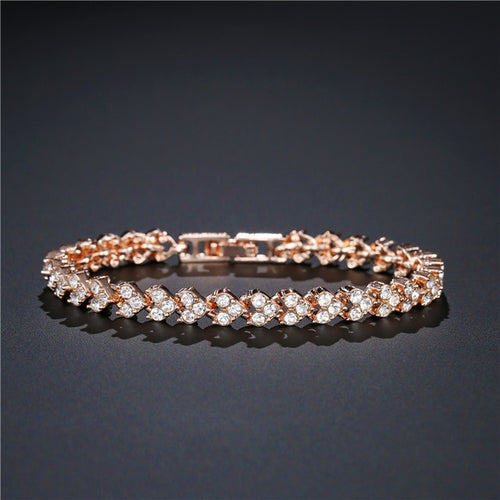 Crystal Shine Bangles Female Bracelet