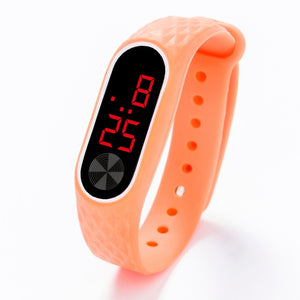 New Led Digital Wrist Electronic Date Clock Child Watches