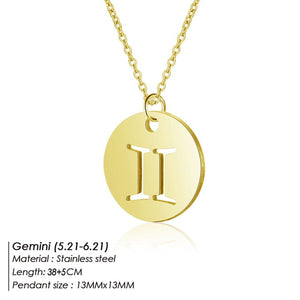 Aries Leo 12 Constellations Jewelry Kids Christmas Gifts