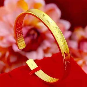 No Fading 24K Shajin Women's Wedding Bracelet